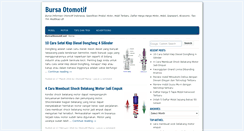 Desktop Screenshot of bursaotomotif.net