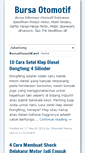 Mobile Screenshot of bursaotomotif.net