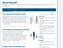 Tablet Screenshot of bursaotomotif.net